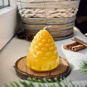 Fenyőtoboz Méhviasz gyertya