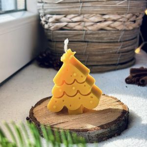 Kicsi Karácsonyfa Méhviasz gyertya