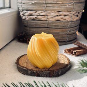 Karácsonyi dísz Méhviasz gyertya