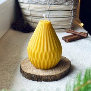 Modern dísz méhviasz gyertya