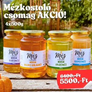 Mézkóstoló csomag: 4x500g
